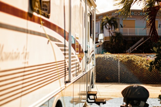 RV parked