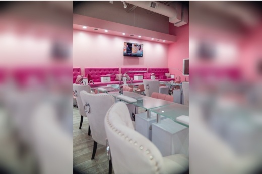 Interior of Boss Nail Academy