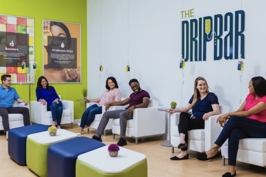 People sitting at The DRIPBaR