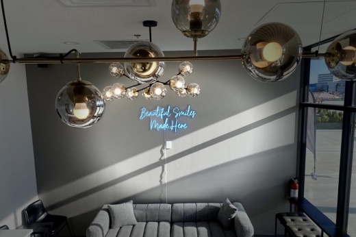 Lobby of Flossophy Dental Studio in Fort Worth