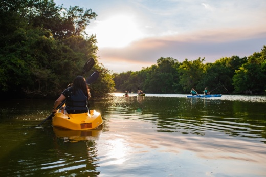 The Clear Creek Master Plan outlines several goals to increase access to and preservation of Clear Creek. The plan includes parks, trails, boardwalks and boat launches to attract more users, such as kayakers who paddle and fish on the creek. (Courtesy city of League City)