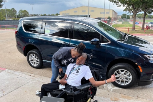 wheelchair-accessible van