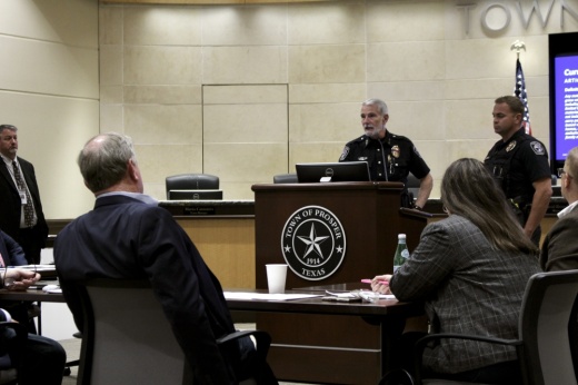 prosper council at a meeting