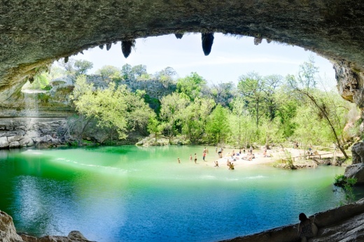 Travis County leaders are seeking to acquire land near Hamilton Pool, Lake Travis, Cow Creek and others before more natural land is used for development or prices inflate. (Courtesy Travis County)