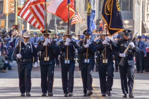 SA Veterans Day parade marchers