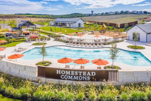 The Homestead Commons in the Homestead community.