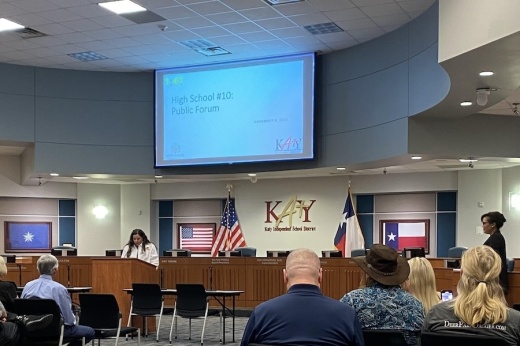KISD held a public forum regarding the proposed name on Nov. 8 at the Education Support Complex.