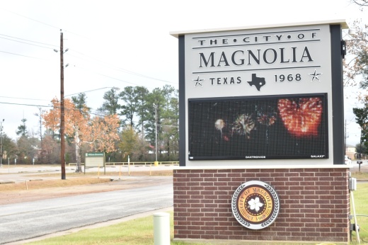 magnolia city hall sign