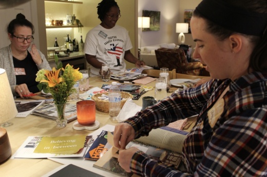 Women clip magazines