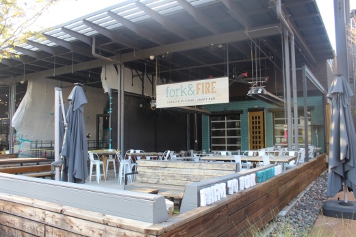 Fork and Fire patio