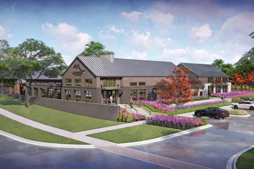 Rendering of a building planned as part of the Modera McKinney Ridge community.