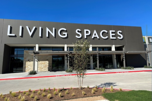 exterior of home furniture store