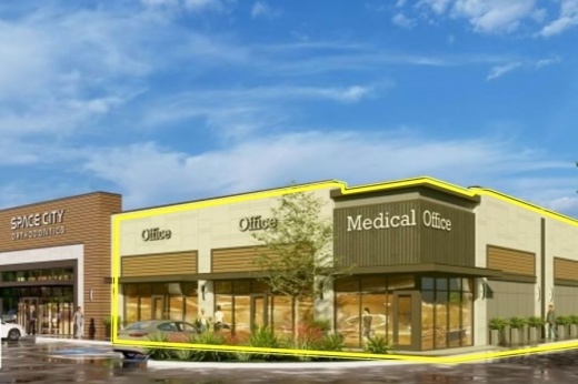 Rendering of the medical development in Spring. (Courtesy JLL)