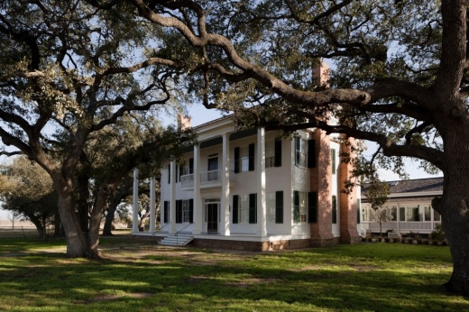 A historic house in Bastrop, Texas.