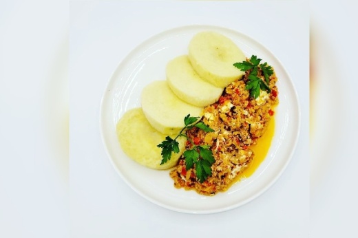 Boiled Yam Bliss dish