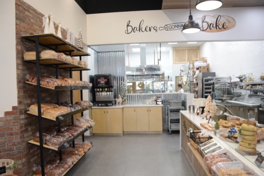 Sebenti Artisan Bakery bread rack