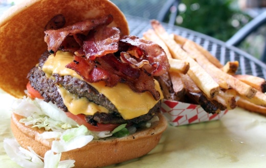 Double bacon cheeseburger