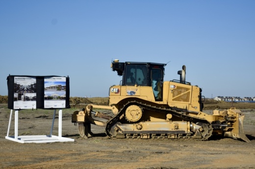 a large construction machine