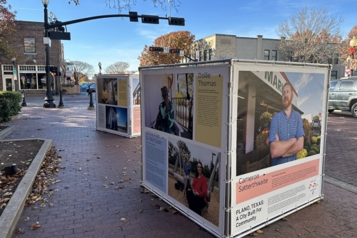 Downtown Plano art exhibit