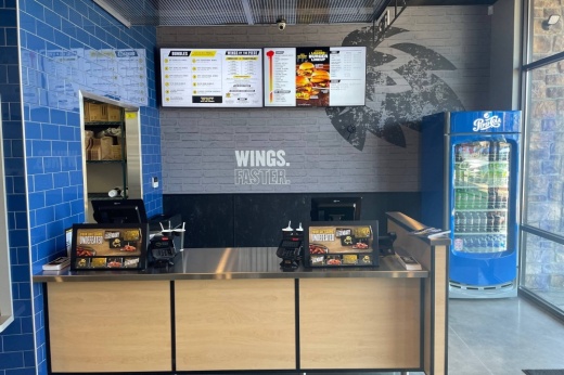 Buffalo Wild Wings Go interior.