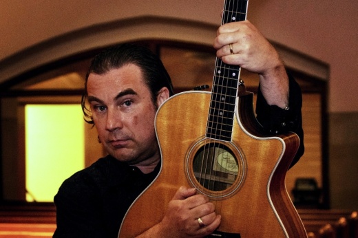John Ebdon with guitar