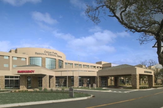 Exterior view of Cedar Park Regional Medical Center
