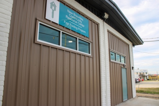 Renovations at the NB Housing Partners’ First Footing Community Center, a former fire station on Loop 337, are nearly complete. (Courtesy McKenna Foundation)