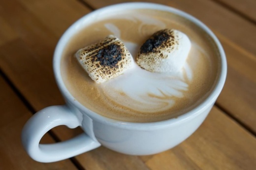 seasonal drink from Humble Grounds coffee shop