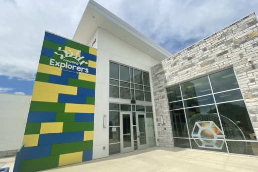 The building exterior of Amazing Explorers Academy,