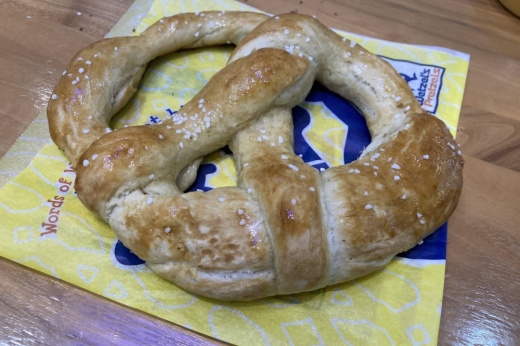 Pretzel from Wetzel's Pretzels.
