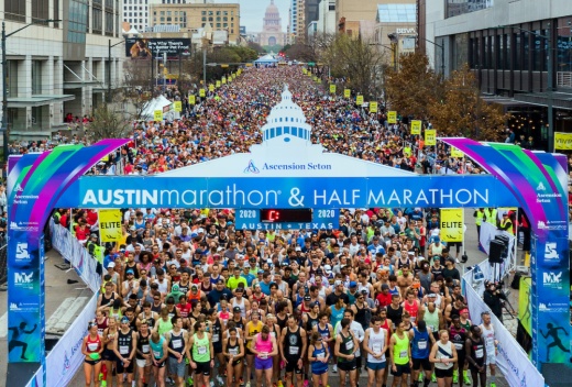 Sponsored by Ascension Seton, Austin Marathon will offer a full marathon, half marathon, 5K and virtual marathons to participants. (Courtesy Atelier Wong Photography)