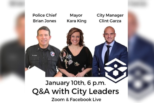 The City of Bee Cave will hold its quarterly Q&A with city officials and leaders tonight at 6 p.m. via Zoom and Facebook Live. (Courtesy City of Bee Cave)