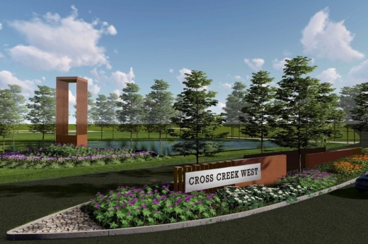 Cross Creek West is a 1,258-acre master-planned development from Johnson Development located off FM 359, north of Fulshear. (Rendering courtesy Johnson Development)