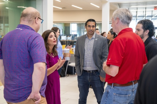 Harris County Precinct 4 Commissioner Lesley Briones met with Katy-area residents in November as part of her listening tour. (Courtesy Harris County Precinct 4)