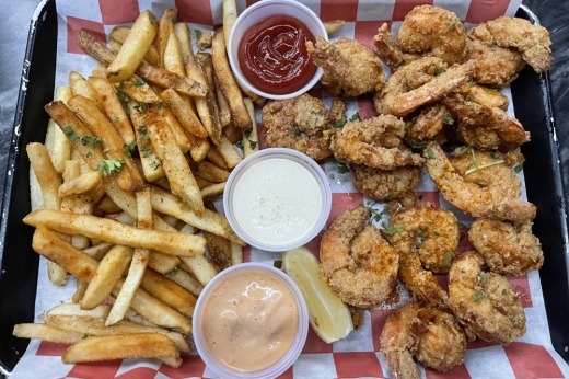 Down South CaJJun Eats recently opened in Pflugerville. (Grant Crawford/Community Impact)