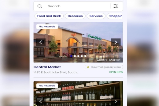 screen shot of offerings