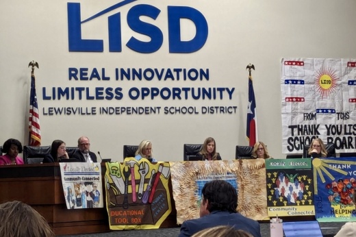 Board of trustees in session