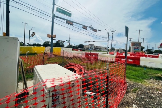Intersection of Gattis School Road and Red Bud Lane in Round Rock