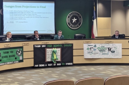 Board of trustees in session