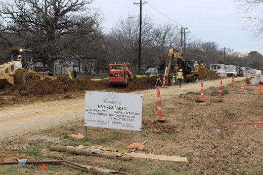 Picture of some road and storm water collection system construction.