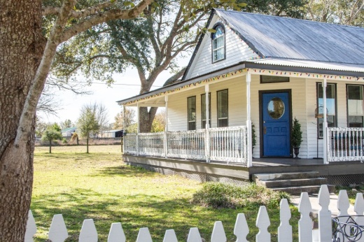 A house with a front porch