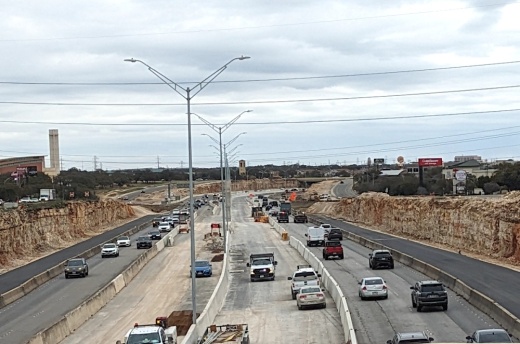 Loop 1604 westbound expansion project view