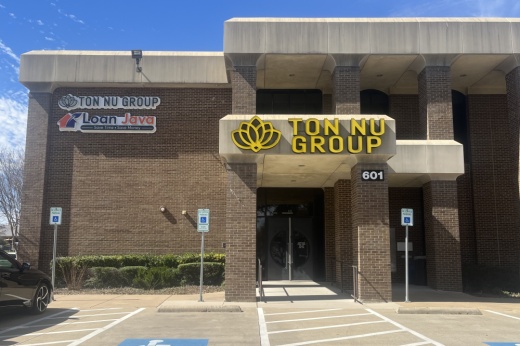 Exterior of Ton Nu Group's offices in Richardson