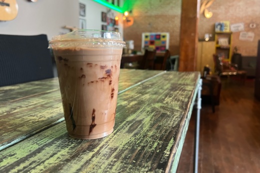 TKFM 107 Cafe interior and drink