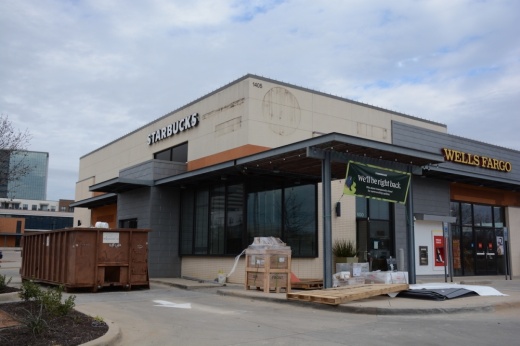 Starbucks store located at 1405 E. Renner Road undergoing renovations