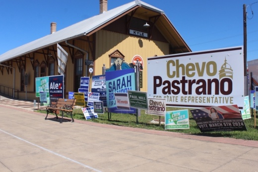 Campaign signs