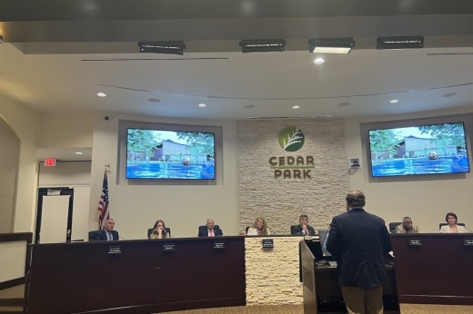 Cedar Park City Council, WorldSprings presentation