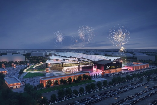 Rendering of the amphitheater planned for McKinney