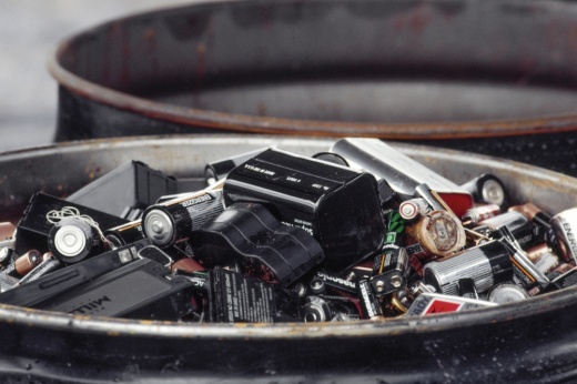 Old batteries.