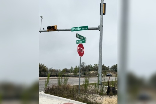 Intersection of Willie Way and Bee Cave Parkway in Bee Cave